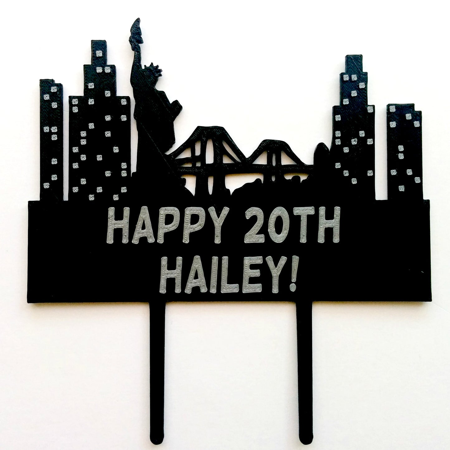 New York City Skyline Cake Topper