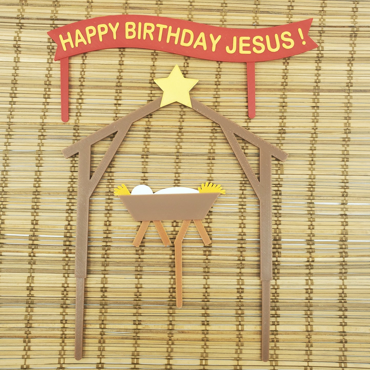 Nativity Cake Topper Set